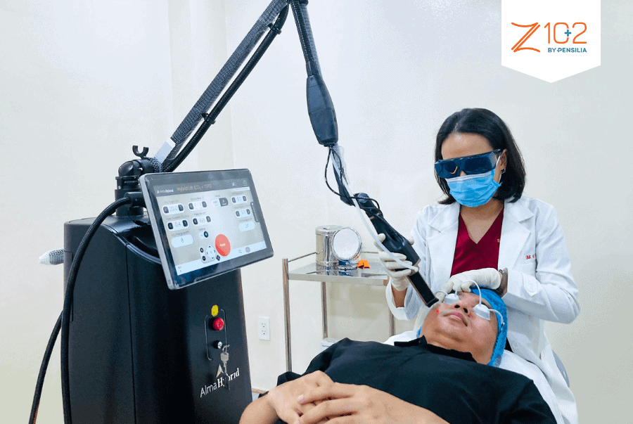 Laser fractional co2